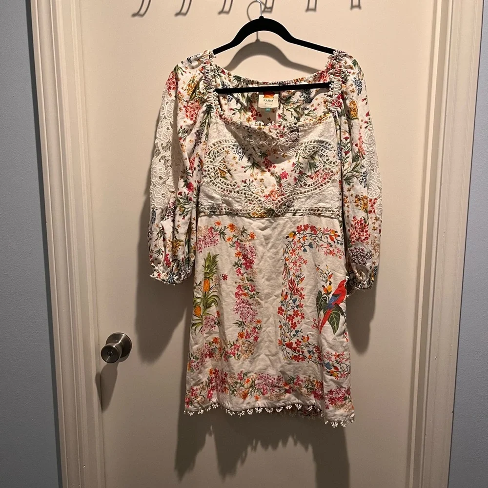 FARM Rio Multicolor Floral Mini Dress - Picture 6 of 16